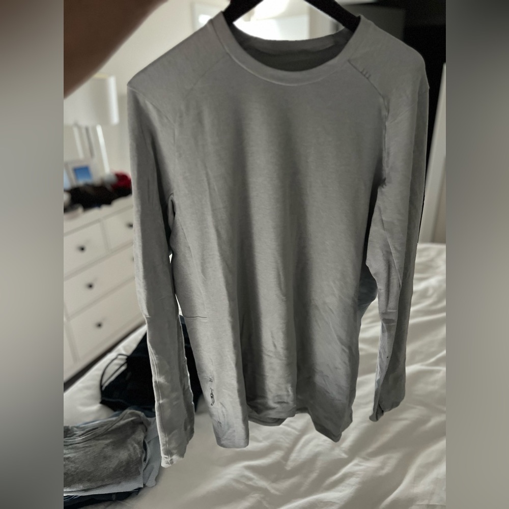 Lululemon Thermal Long Sleeve Shirt — (XL, Gray)
